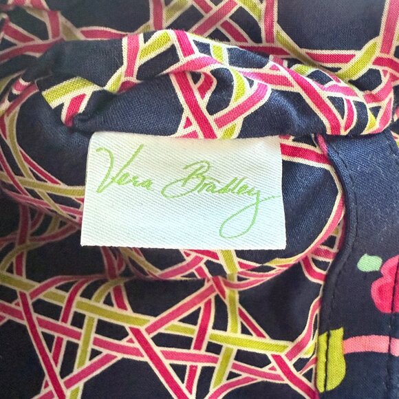 Vera Bradley Edie Satchel and Crossbody Wallet in Retired Ribbon Pattern - Picture 6 of 12